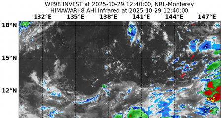 2525 海鷗 快速西行 升格中颱 風眼開啟 強勢威脅越南