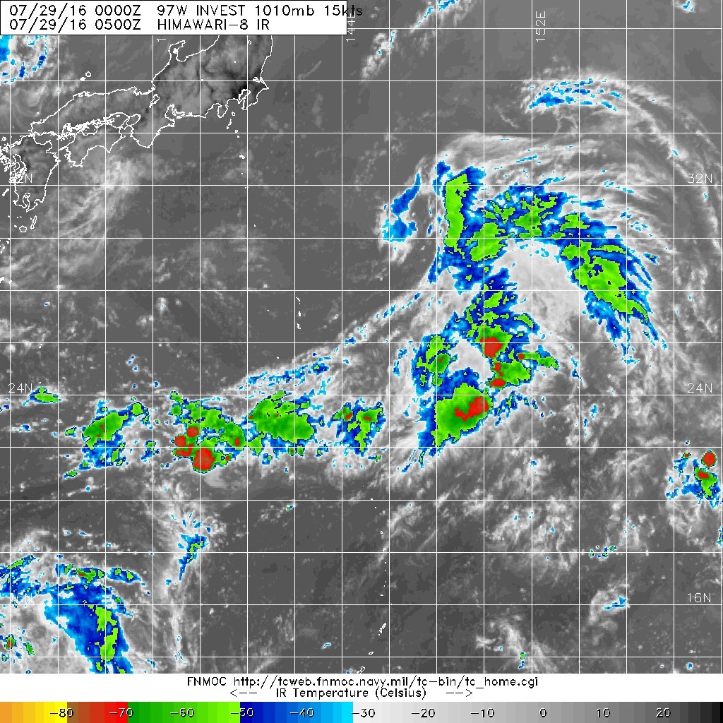 20160729.0500.himawari-8.ircolor.97W.INVEST.15kts.1010mb.25.3N.144.8E.100pc.jpg