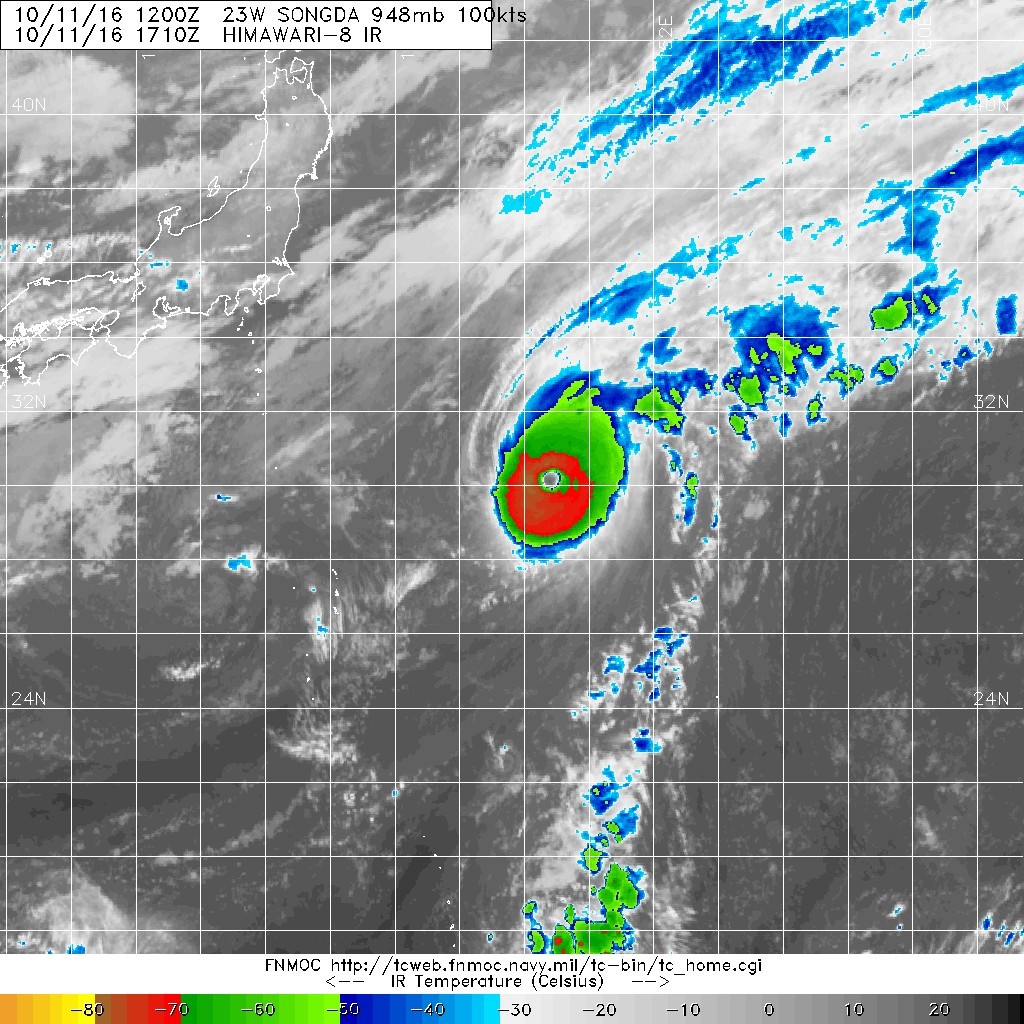 20161011.1710.himawari-8.ircolor.23W.SONGDA.100kts.948mb.29.3N.147.6E.100pc.jpg